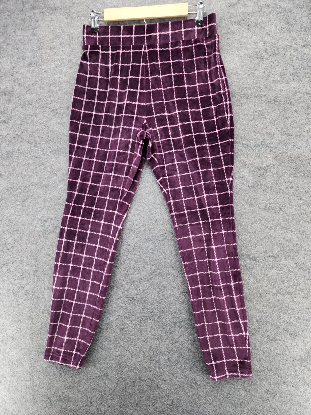 Lands End Pants Womens Small 6-8 Pull On Purple Velvet